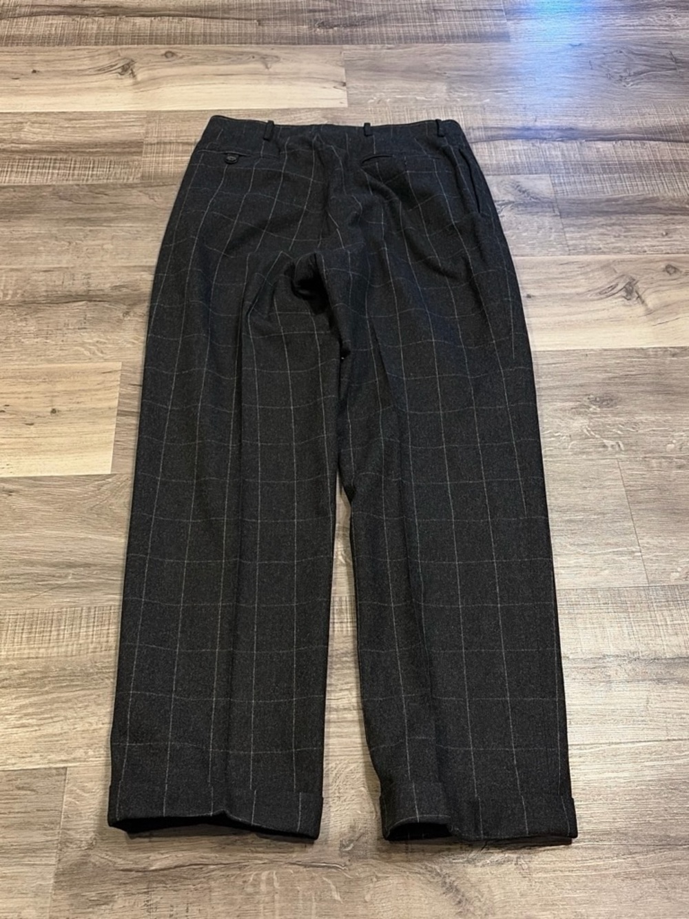 Men's Black polo Ralph Lauren wool pants waist size 30 - Picture 5 of 6